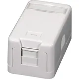 EFB-Elektronik Keystone Verteilerbox Aufputz, 1-Port weiß