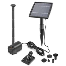 esotec Teichpumpe Wasserspiel Solar-Springbrunnen Kit 1,5/140 PRO Set