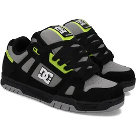 DC Shoes Stag Herren Weit Schwarz/Grau/Lime 42