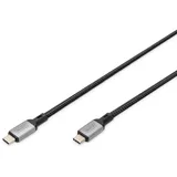 Digitus USB 4.0 Typ-C Kabel 3m AL-Geh. PP braid 4K/60Hz PD3.0