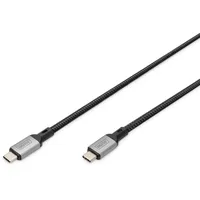 Digitus USB 4.0 Typ-C Kabel 3m AL-Geh. PP braid 4K/60Hz PD3.0