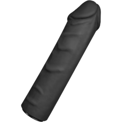 Strap-On mit wechselbarem Dildo, 17 cm, schwarz