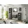 OTTO home Waschtisch WESTMINSTER, Waschbeckenunterschrank inkl. Waschbecken, Metallgriffe (1-St), in 2 Farben verfügbar, hängend, inkl. Waschbecken, Breite 80 cm grau