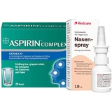 Redcare Xylo 0,1 % Nasenspray + Aspirin Complex Granulat 1 St