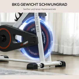 Homcom Heimtrainer Fahrradtrainer schwarz