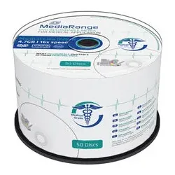 MEDIARANGE MR429, DVD-R, 120 mm, Druckbar, Tortenschachtel, 50 Stück(e), 4,7 GB