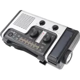 LED Handkurbelradio AM FM SW Solar Dynamo Outdoor Notfallradio mit tragbarer Taschenlampe