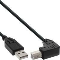 InLine USB 2.0 Kabel USB A USB B Schwarz