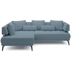 Ecksofa Giotto Stoff Blau