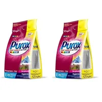 PUROX COLOR (78 WL) Waschpulver im Foliensack Waschmittel 5,5 kg (Packung mit 2)