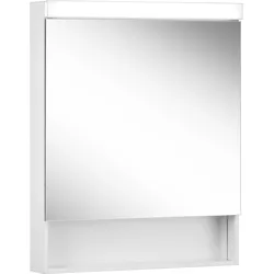 Schneider LOW basic LED Spiegelschrank LOB 60/1/F/LED 59,5 x 74,7 cm, 3000 K, CH, Badmöbel, weiß