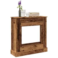 VidaXL - Kaminumrandung Altholz-Optik 90x30x90 cm Holzwerkstoff