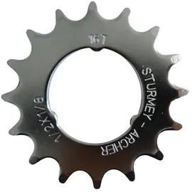 SunRace Steckkranz 16 Zähne 1/2 x 1/8 flach grau