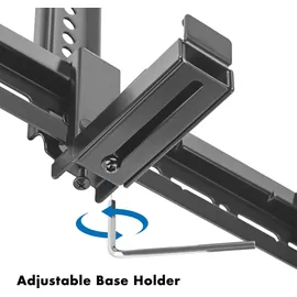 Logilink BP0205 - Soundbar Halterung, 86–155 mm tief, Farbe: Schwarz