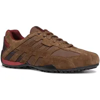 GEOX Uomo Snake A Sneaker BROWNCOTTO, 44