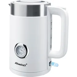 STEBA Wasserkocher "WK 10 Bianco", weiß, B:22cm H:23,5cm T:15cm, Wasserkocher