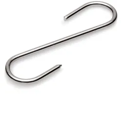 S-Haken - Fleischhaken - S-Haken - Lagerhaken 20cm - √∏8mm - Chromnickelstahl rostfrei