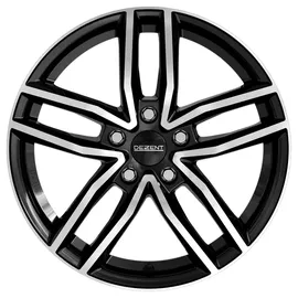 Dezent TR 7,0 x 17 5 x 112 ET40 Schwarz Poliert