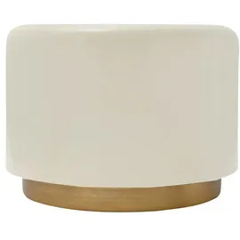 Kayoom Beistelltisch Gold, beige Metall, 43x51.5x51.5 cm, Wohnzimmer, Wohnzimmertische, Beistelltische, Beistelltische Metall