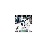 Mini Beamer Unterstützt 4K 1080P, Projektor with Auto Focus & Keystone und 360° Drehbarkeit, Beamer Klein Projektor mit WiFi 6 and Bluetooth 5.4 Compatible with HDMI/USB/TV Stick/Laptop, Weiß