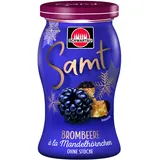 Schwartau Samt Winter-Edition Brombeere à la Mandelhörnchen, Fruchtaufstrich ohne Stücke, 270g