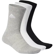 adidas Cushioned Crew Socken 3er Pack Medium Grey Heather / White / Black 37-39