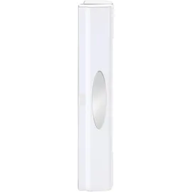 Wenko Folienschneider Mod. Perfect-Cutter praktischer Abroller für Frischhaltefolie und Alufolie Folienspender aus Kunststoff Weiß 38 x 5,2 x 6,7 cm