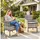Outsunny Gartenstuhl 58 x 62 x 87 cm grau 2 St.