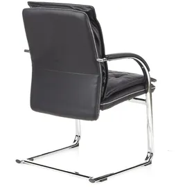 HJH Office Villa V Leder Schwarz