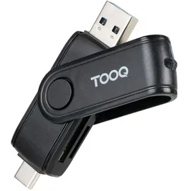 TooQ TQR-3003B USB-C 2.0 USB-A 3.0), SD TF Schwarz