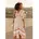Sommerkleid Orange Gemustert 24