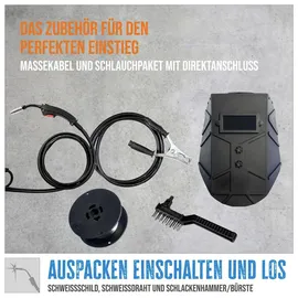 Güde Schweißgerät Fülldraht SG 121 A-SYN 52 W