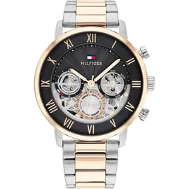 Tommy Hilfiger Legend 1710570 Herrenuhr - Silber/Schwarz