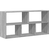 vidaXL Wandregal 100 x 25 x 50 cm Grau