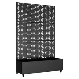 casa.pro Aaskis 190 x 120 x 38 cm Schwarz