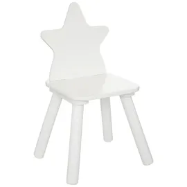 Atmosphera Créateur d'intérieur Kinderstuhl Sterne Kiefer  weiß