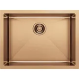 ZENITH Edelstahlspüle 60x45cm, Kupfer matt