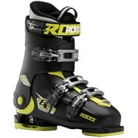 Roces Kinder Skischuhe Idea Free Black-Lime, 36/40, 450492-018