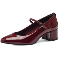 Tamaris Damen Pumps Blockabsatz Vegan; MERLOT, EU 40