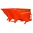 Bauer Kippbehälter Stahl 300 mm Feuerrot