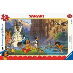 Puzzle - Camping mit Freunden - Yakari - 15 Teile