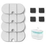 PETLIBRO Trinkbrunnen für Katze Ultraleise, 2,1L Capsule Katzenbrunnen mit Zwei Durchflussmodi (d. Nur Ersatzfilter * 4)