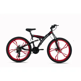WYLD Topspin 26 Zoll RH 46 cm schwarz/rot