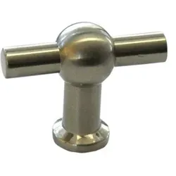 MB-Knopf, Themisto,L 50mm,H 40mm, Zamak, edelstahloptik
