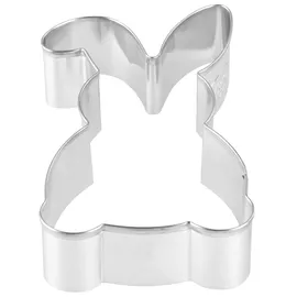 Dr. Oetker Ausstecher "Hase stehend groß", Keks- und Plätzchenform aus der Serie "Goldiges Ostern" (Farbe: Silber), Menge: 1 Stück
