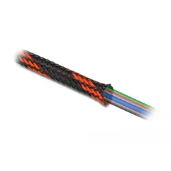Delock Geflechtschlauch - dehnbar - 2 m - Schwarz