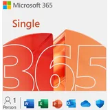 Microsoft 365 Single - (1 Jahr) | 1 Benutzer | 1000 GB Cloud-Speicher