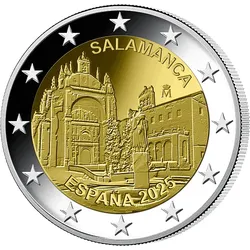Spanien 2025: 2 Euro-Gedenkmünze "Altstadt von Salamanca"