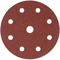 STIER Schleifscheiben Holz D125 / P100 / 8-Loch