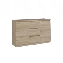 CDF Schubladenkommode 120 x 75 x 40 cm Braun